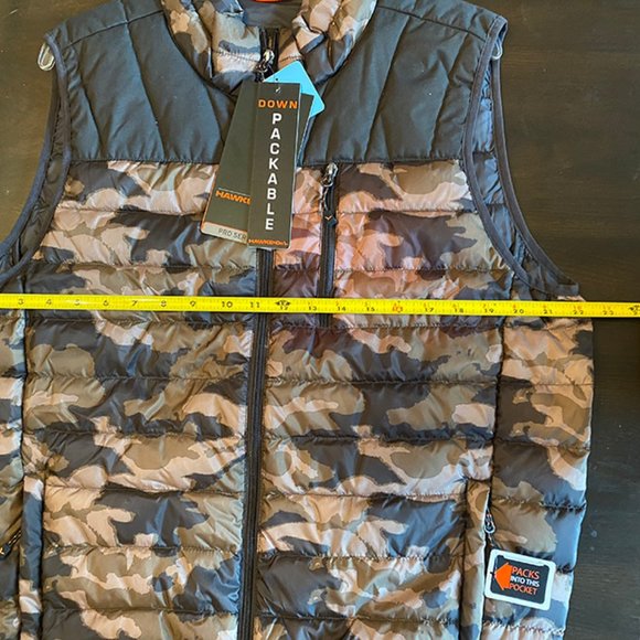Hawke & Co Down Packable Mens Vest (NWT) - Picture 8 of 9